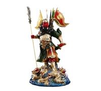 Hand Craft Sculpture Kowloon Guan Gong decorates the God of Wealth, the God of Wealth, to enshrine the god Guan Erye. Gifts Buddha Statue (Size : 16inch)