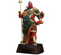 Hand Craft Sculpture Lucky Guan Gong Decorations, God Of Wealth, Guan Yu Buddha Statue, Home Furnishing Fortune, Mighty And Domineering Gifts Buddha Statue (Size : 18x13x41cm)