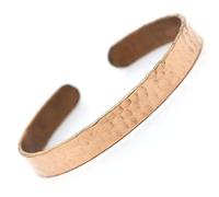 Hand Crafted Healing Pure Copper Bracelet Hammered Bangle Adjustable Cuff Handmade In Nepal Boho Hippie Unisex