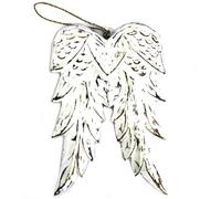 Hand Crafted Wooden Angel Wings - 31cm - Wall Hanging Ornament / Table Decoration