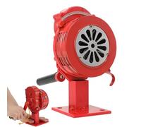 Hand Crank Alarm Siren - Portable 110dB Manually Operated Air Raid Horn for Fire Alarm, Home, Hotel, Gas Station, Coast Guard