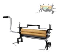 Hand Crank Clothes Wringer, Heavy Duty Manual Laundry Wringer with High Density Rubber Rollers, Portable Laundry Extractor, Removes 95% of Water, for Car Washing, Camping, RV Trips