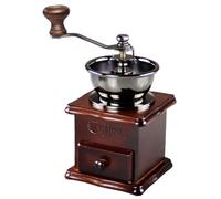 Hand Crank Coffee Grinder - Vintage Manual Coffee Bean Grinder, Wooden Construction Retro-style Grinder, Adjustable Coardeness Grinding Mechanism, Multifunctional Nut Seasoning Grinder | Decoration