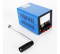 Hand Crank Electric Generator, 20W Portable Emergency Hand Cranked Manual Generator, for Outdoor Camping Survival Activities Outage Field Trips, 12.7 x 8.6 x 8.8cm