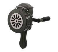 Hand Crank Emergency Alarm Iron Manual Siren Green