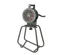 Hand Crank Emergency Alarm with Stand, Foldable Manual Siren, No Power Required Safety Horn for Early Warning in Air Raids, Fires, Earthquakes and More