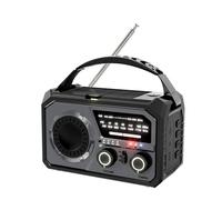 Hand Crank Emergency Radio, 10000mAh Weather Radio with AM/FM/NOAA, Solar Prower, Alarm, Phone Charging, LED Flashlight, Portable Gear for Outdoor & Home Emergencies Kits, Grey Old (Grey, One Size)