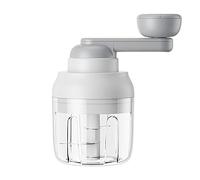 Hand Crank Food Processor, Cordless Vegetable Chopper, Washable Manual Food Processor, Kitchen Hand Food Shredder with 360 minced ingredient effect, Food Tool Garlic Chopper for vegetables home
