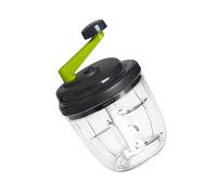 Hand Crank Food Processor Efficient Manual Vegetable Choppers Dishwasher Safe Container For Fast Meal Preparation
