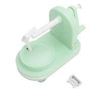Hand Crank Fruit Peeler, PP Stainless Steel Peeler Fruit Cutter Pear Peeler Fruit Peel Machine Slicer Multi Fruit Peeler Vegetable Peeler for Apples Pears Potatoes (Light Green)