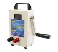 Hand Crank Generator, 110V 150W Manual Emergency Charger, Portable Power Station with Folding Handle and Battery Life for Camping Outdoor Mobile Phone Computer Charging