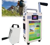 Hand Crank Generator 20W - Fast Charger Power Bank for Outdoor Home Lighting and Mobile Power Supply