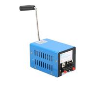 Hand Crank Generator,20W Hand Crank Phone Charger - 2000rpm Hand Crank Portable, USB Output, Mobile Phone Charger Waterproof for Indoor Black