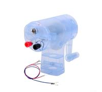 Hand Crank Generator, 6.3V DC Output Physics Teaching Instrument for Science Experiments and Classroom Demonstrations