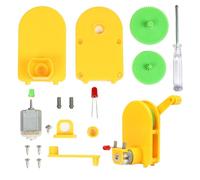 Hand Crank Generator Building Toy, Generator Educational Building Kit, Experimental Handmade STEM Project, Science Activity for Boys and Girls, DIY Electricity Learning, Kids Engineering Kit