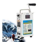 Hand Crank Generator hand crank battery generator Outdoor Emergency Charger Outage, Camping, Off-Grid Power for Emergency Green Generator DC Regulator