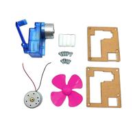 Hand Crank Generator Kids Physics Experimental Tool Emergencies Power Portable Crank Fan For Teaching Kit