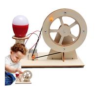 Hand Crank Generator Model Physical Experiment Model Educational Toy for Renewable Energy, Educational Engineering Set Hand Crank Generator , for Home
