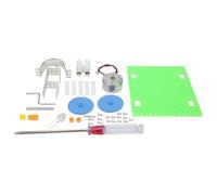 Hand Crank Generator Science Kit Two Stage Accelerated Manual Power Generator Physics Experiment Toy for Kids Children Educational STEM Learning Toy ABS Plastic DIY Assembly Kit