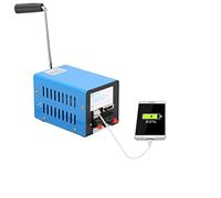 Hand Crank Generators Crank Generator Hand Crank Generator USB Charging Portable High Performance Hand Crank Charging Generator Emergency Dynamic Motor for Emergency Communication, Outage, Field
