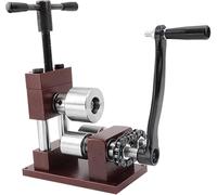 Hand Crank Jewellery Bending Machine, 2-in-1 Versatile Tool for Pressing Strips and Forming Circles, Ideal for Creating Bracelets and Rings