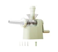Hand Crank Manual Sausage Stuffer, Kitchen Tool with Interchangeable Nozzles for Home Made Sausages and Meats Hand Crank Sausage Stuffer with Multiple Size Nozzles for Easy Homemade Production
