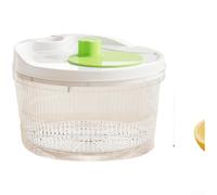 Hand-Crank Salad Spinner Green 20cm Fast Dry