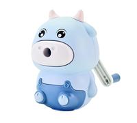 Hand Crank Sharpener, Manual Pencil Sharpener, Desk Sharpener Handheld, Automatic Lead Feeding Pencils Sharpener for Kids Gift School Stationery Office Students Supplies (Blue)