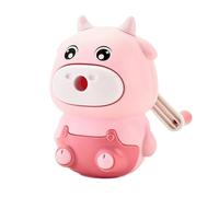 Hand Crank Sharpener, Manual Pencil Sharpener, Desk Sharpener Handheld, Automatic Lead Feeding Pencils Sharpener for Kids Gift School Stationery Office Students Supplies (Pink)