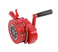 Hand Crank Siren 120dB Manual Alarm Wireless No Power Needed Plastic Housing Portable Emergency Warning for School Fire Drills, Factory Emergency Alerts, Natural Disaster Response