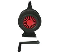 Hand Crank Siren 125dB Loud Emergency Alarm, Waterproof Aluminum Alloy Manual Sound Device, Red - Adjustable Volume, Durable Rustproof Design, Ideal for Safety and Rescue (OD Green)