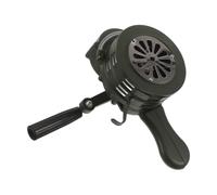 Hand Crank Siren Alarm 110dB for Emergency Warning Manual Horn | Iron Body, Hanging Hook Included, Quick Hazard Signaling, Low-Light Guidance, Drills and Evacuation Use