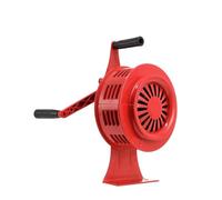 Hand Crank Siren Horn 110dB Handheld Manual Operated Security Alarm Air Raid Portable Safety for Emergency, Sporting Events(SY-200A Red)
