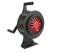Hand Crank Siren Horn 125dB Loud, Adjustable Volume Manual Operated Emergency Alarm, Waterproof Aluminum Alloy Construction, for Fire Flood Disaster Warning