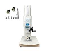 Hand Crank Vertical Tensile Test Bench, Digital Push Pull Force Gauge with 5 Probes & 2 Clamps, 300mm Stroke for Electronic Testing, Hardware & Machinery