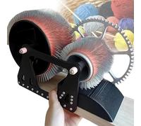 Hand Crank Wool Carding Machine for Fiber Processing and DIY Craft Projects
