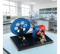 Hand Cranked AC & DC Generator, Electromagnetic Teaching Instrument for School Classroom Physics Demonstration