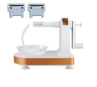 Hand-Cranked Apple Peeler with 2 Blades Replacements, Multi-functional Apple, Pear, Potato Peeler, for Home Kitchen Quick Applesauce Pie Making