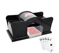 Hand-Cranked Card Shuffler, 2 Decks Poker Shuffler Machine, Manual Card Shuffler Machine, for Party Games, Texas Hold'em, Blackjack, Playing Cards Night and Adults & Family Party Gatherings