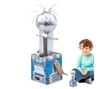 Hand Cranked Generator Science Kit - Interactive Motor Experiment, Homeschool Electrical Toy | Manual Dyno Demonstration Apparatus, Physics Lab Activity Device, Student Learning Equipment Tool