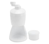 Hand Cranked Ice Shaver, Manual Snow Cone Machine, Stainless Steel with Bowl - No Power Needed, Safety Design, Perfect for Home and Outdoor Use