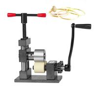 Hand-cranked Jewelry Bending Press Tool with Rubber Shaft for Rings and Bracelets Processing