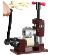 Hand-cranked Jewelry Bending Press Tool with Rubber Shaft for Rings and Bracelets Processing