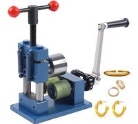Hand-Cranked Jewelry Rolling Mill for DIY Ring & Bracelet Making, Manual Press Tool for Spoon Rings, Earrings, and Metal Shaping