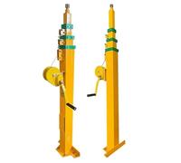 Hand Cranked Lifting Pole, Manual Telescopic Mechanical Winch, Lifting Mast 3/4/5/6/7/8/9 Meters Outdoor Lighting Outdoor Lighting Pole(7M)