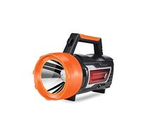 Hand-cranked Power Generation Strong Light Flashlight Multifunctional Outdoor Long-Range USB Rechargeable Portable Emergency Light searchlight (886B Orange Hand Crank Version)