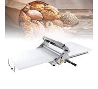 Hand-Cranked Stainless Steel Dough Sheeter Machine for Pastry Making
