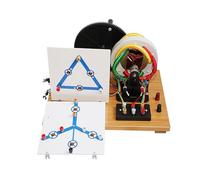 Hand Cranked Three Phase AC/DC Generator Physical Model, DIY Dynamo Educational Generator Models, Observe the Operating Structure Of the Generator for Student Teaching