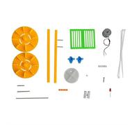 Hand-cranked Water Turbine Generator,DIY Hydroelectric Generator Kit,Can Be Hand-cranked Student Physics Experiment Model,Physics Education Toys for Home Decor