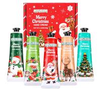 Hand Cream, 5x 30ml Christmas Hand Cream Gift Set, Hand Foot Day Night Cream Moisturizer, Deeply Hydrating, Small Gifts for Women, Christmas & Birthday Gifts (A, onesize)